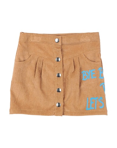 SHOPART Skirt Camel 80% Polyester, 20% Polyamide