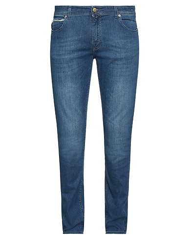 BLU BRIGLIA 1949 Denim trousers Blue 98% Cotton, 2% Lyocell