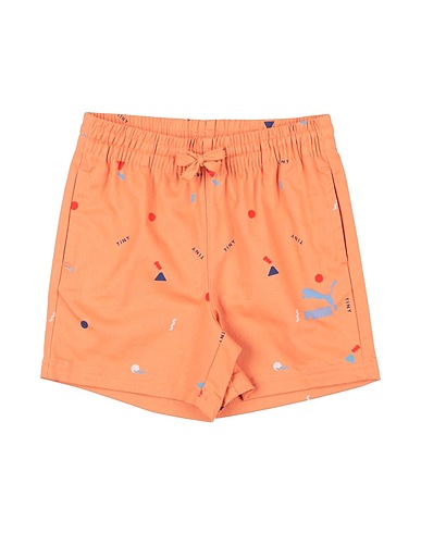 PUMA x TINY COTTONS Shorts & Bermuda Arancione 80% Poliestere, 20% Cotone