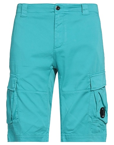 C.P. COMPANY Shorts & Bermuda Turchese 98% Cotone, 2% Elastan