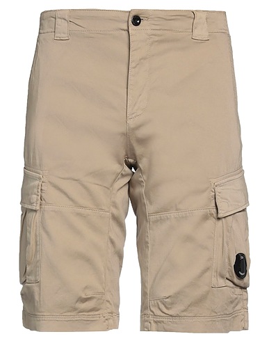 C.P. COMPANY Shorts & Bermuda Beige 98% Cotton, 2% Elastane