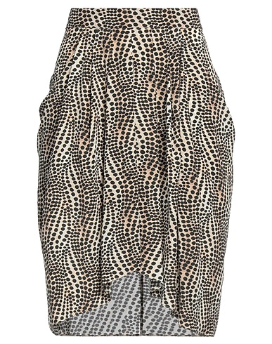 ISABEL MARANT Minirock Beige 91% Seide, 9% Elastan