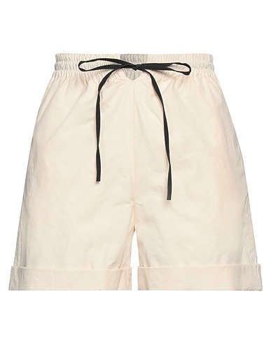 NANUSHKA Shorts & Bermuda Cream 100% Cotton