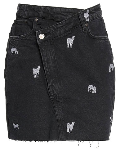DESIGUAL Denim skirt Charcoal 100% Cotton