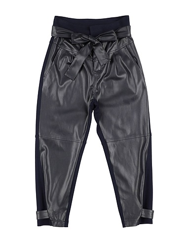 LIU •JO Casual pants Midnight blue 100% Polyester, Polyurethane