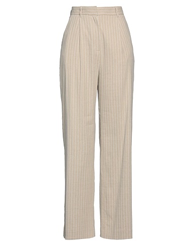 KARL LAGERFELD Casual trouser Beige 90% Linen, 6% Polyamide, 4% Organic cotton