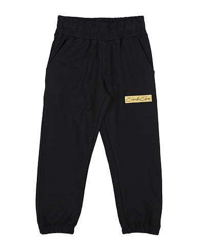 CAVALLI CLASS Casual pants Black 95% Cotton, 5% Elastane