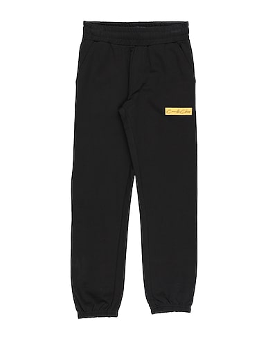 CAVALLI CLASS Casual trouser Black 95% Cotton, 5% Elastane