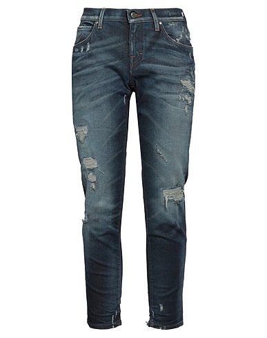 JACOB COHЁN Denim trousers Blue 98% Cotton, 2% Elastane