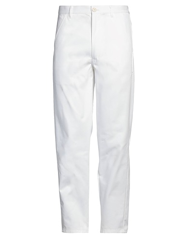 COMME des GARÇONS SHIRT Casual trouser White 100% Cotton