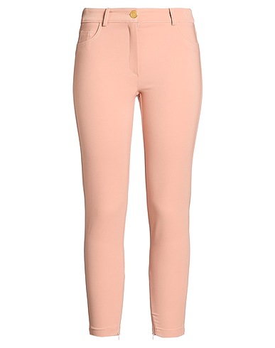 ELISABETTA FRANCHI Casual trouser 6 ESSENTIALS Blush 90% Polyester, 10% Elastane