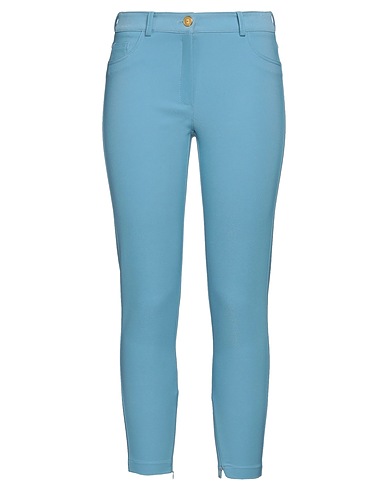 ELISABETTA FRANCHI Pantalone Blu chiaro 90% Poliestere, 10% Elastan