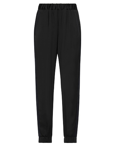 DONDUP Casual pants Black 68% Polyester, 32% Cotton, Viscose