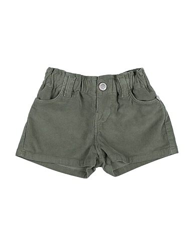 PLEASE Shorts & Bermuda Military green 98% Cotton, 2% Elastane