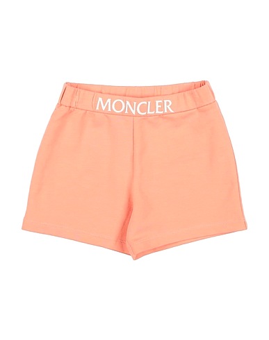 MONCLER Shorts & Bermuda Salmon pink 95% Cotton, 5% Elastane