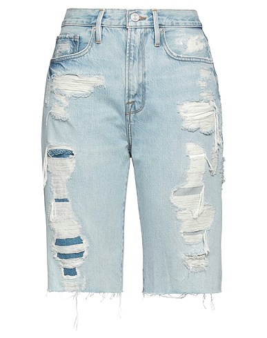 FRAME Denim shorts Blue 85% Cotton, 15% Recycled cotton