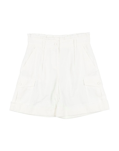 MONCLER Shorts & Bermuda Bianco 100% Cotone