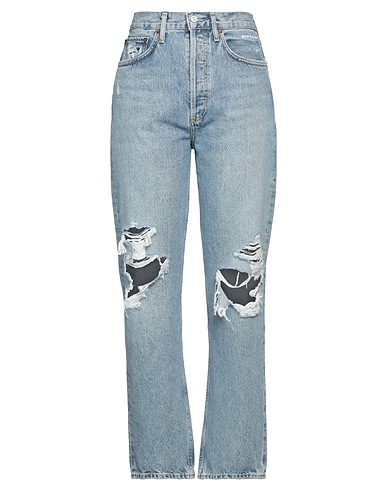 AGOLDE Denim trousers Blue 100% Organic cotton