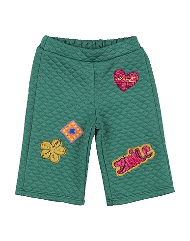U+É Casual trouser Green 95% Polyester, 5% Elastane