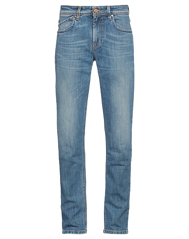 RE_HASH Denim pants BLU 99% Cotton, 1% Elastane