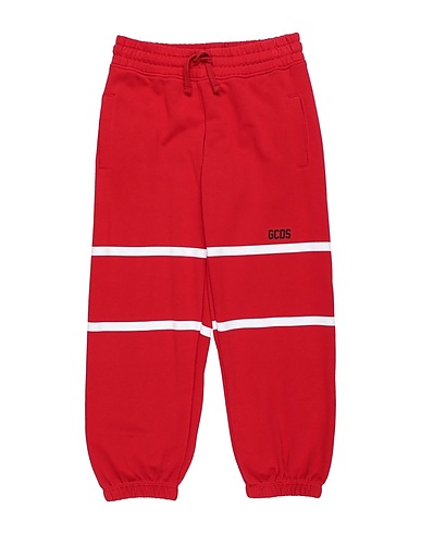 GCDS MINI Pantalone Rosso 100% Cotone