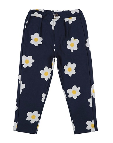 BOBO CHOSES Casual trouser Midnight blue 100% Cotton