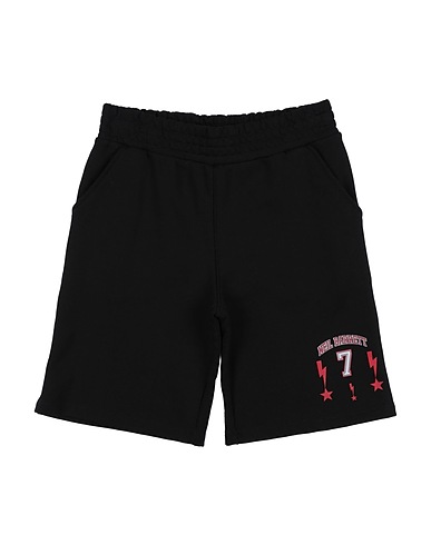 NEIL BARRETT Pantalon en molleton KIDS Noir 100% Coton