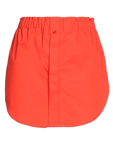 SOLOTRE Minigonna Rosso pomodoro 100% Cotone