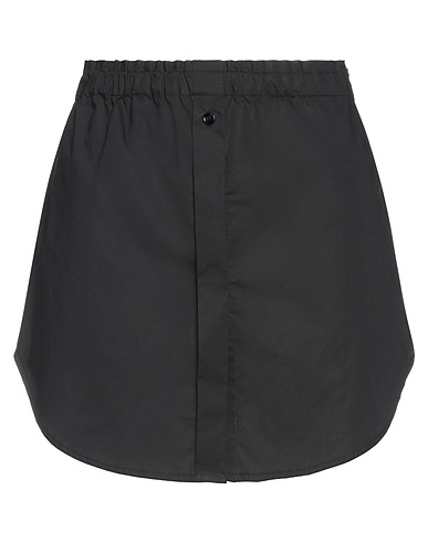 SOLOTRE Mini skirt Black 100% Cotton