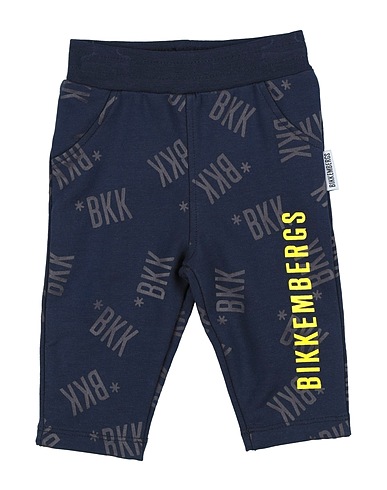 BIKKEMBERGS Casual trouser Midnight blue 95% Cotton, 5% Elastane
