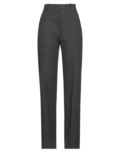 ANN DEMEULEMEESTER Casual trouser Lead 100% Virgin Wool