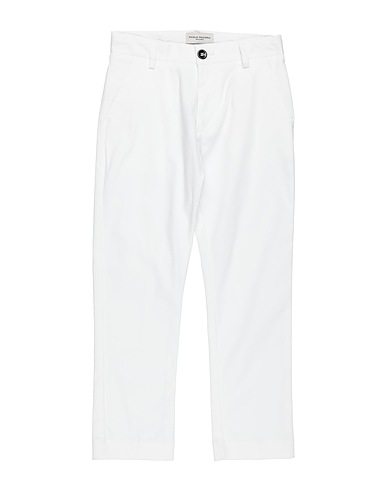 PAOLO PECORA Pantalone Bianco 98% Cotone, 2% Alutex