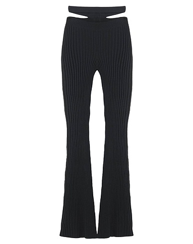ANDREĀDAMO Casual pants Black 80% Viscose, 10% Polyester, 9% Polyamide, 1% Elastane