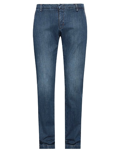 MICHAEL COAL Denim trousers Blue 99% Cotton, 1% Elastane