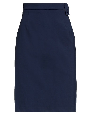 CRISTINAEFFE ミディ丈スカート ミッドナイトブルー ポリエステル 90% / ポリウレタン 10%