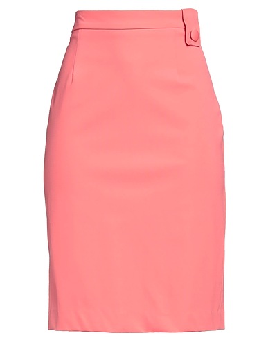 CRISTINAEFFE Midi skirt Salmon pink 90% Polyester, 10% Elastane