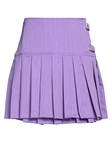 CRISTINAEFFE Minigonna Malva 95% Poliestere, 4% Elastan, 1% Viscosa