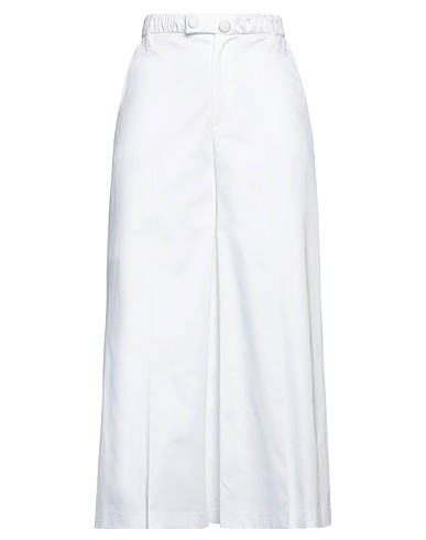 CRISTINAEFFE Pantalone Bianco 98% Cotone, 2% Elastan