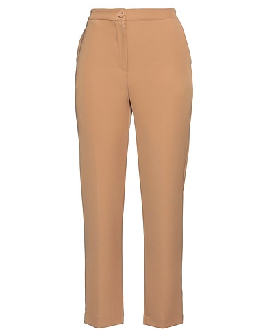 LE STREGHE Pantalone Cammello 95% Poliestere, 5% Elastan