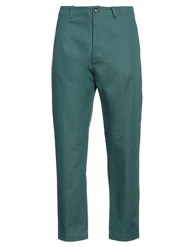 GRIFONI Casual trouser Dark green 100% Cotton