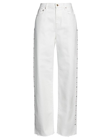 WASHINGTON DEE-CEE Denim trousers Ivory 100% Organic cotton
