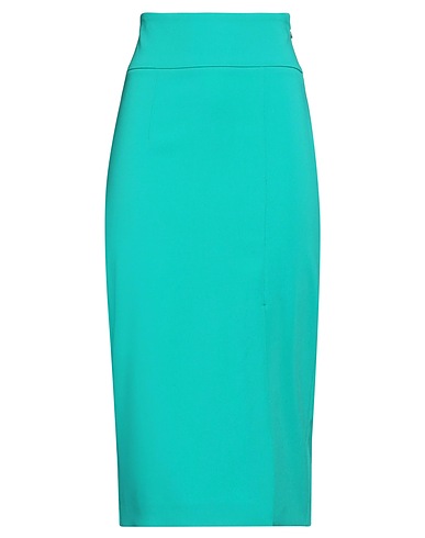 PATRIZIA PEPE Midi-Rock Grün 97% Polyester, 3% Elastan