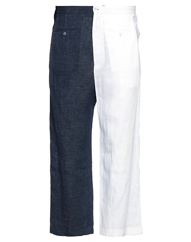 DOLCE&GABBANA Casual trouser Midnight blue 100% Linen
