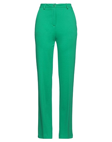 CRISTINAEFFE Casual pants Green 68% Viscose, 27% Polyamide, 5% Elastane