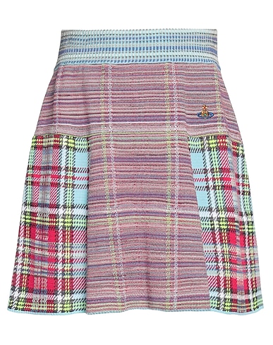 VIVIENNE WESTWOOD Mini skirt Fuchsia 40% Viscose, 33% Cotton, 12% Polyester, 8% Polyamide, 7% Polypropylene