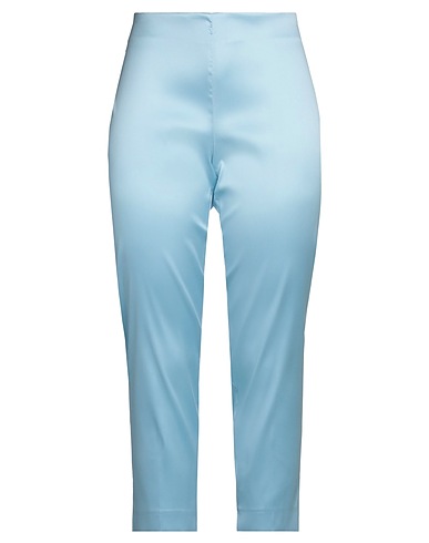 CLIPS Casual trouser Sky blue 85% Polyester, 13% Polyamide, 2% Elastane