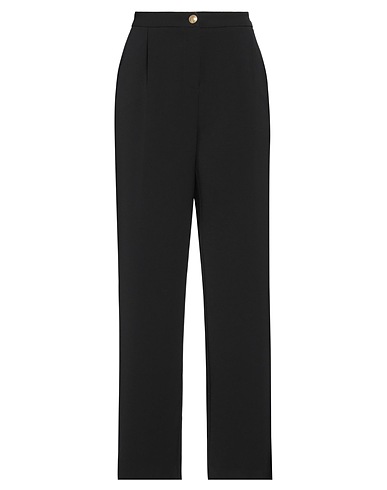 NENETTE Casual trouser Black 92% Polyester, 8% Elastane