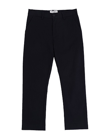 PAOLO PECORA Casual trouser Midnight blue 98% Cotton, 2% Elastane