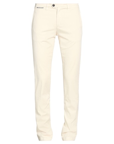 ELEVENTY Повседневные брюки Светло-кремовый 98% Хлопок, 2% Эластан