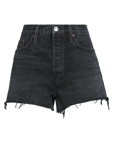 RE/DONE Denim shorts Black 100% Cotton